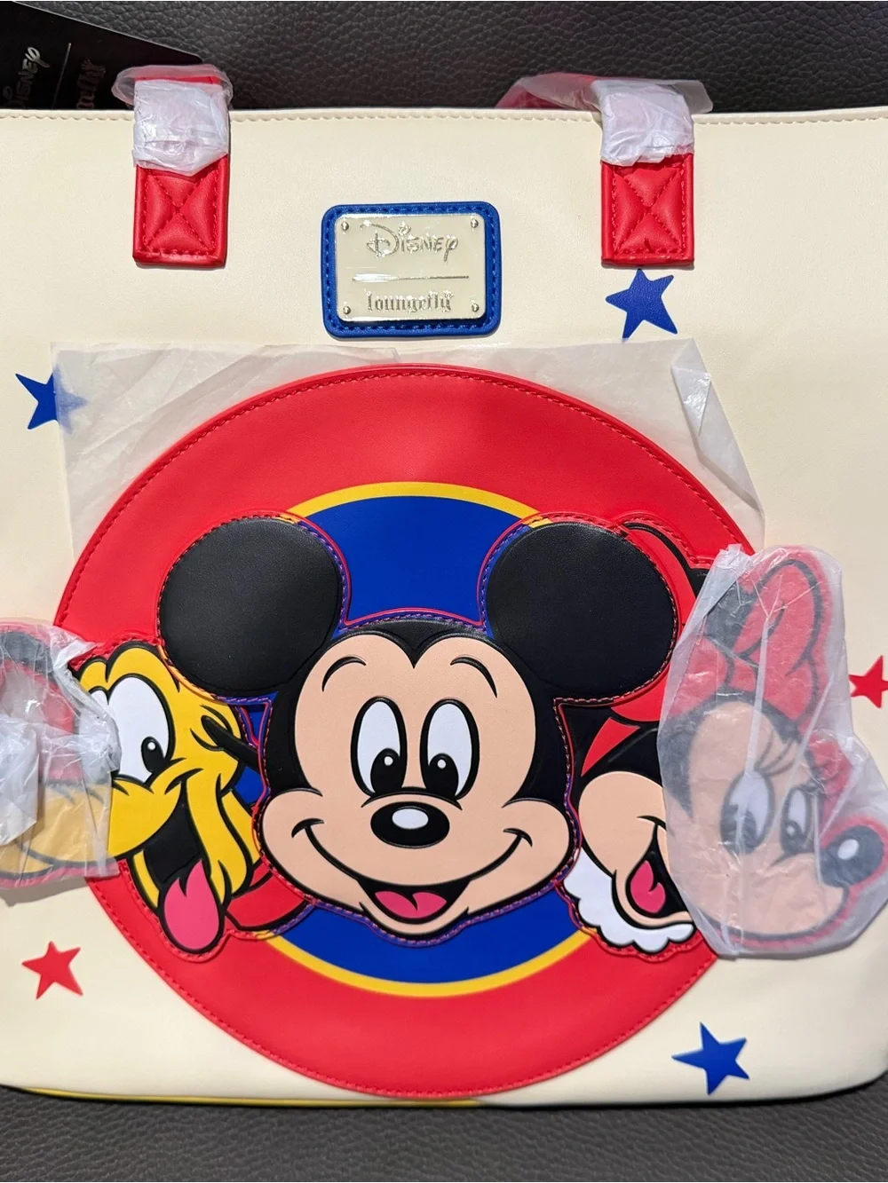 Loungefly Disney Mickey Mouse & Friends Classic Convertible Tote Bag